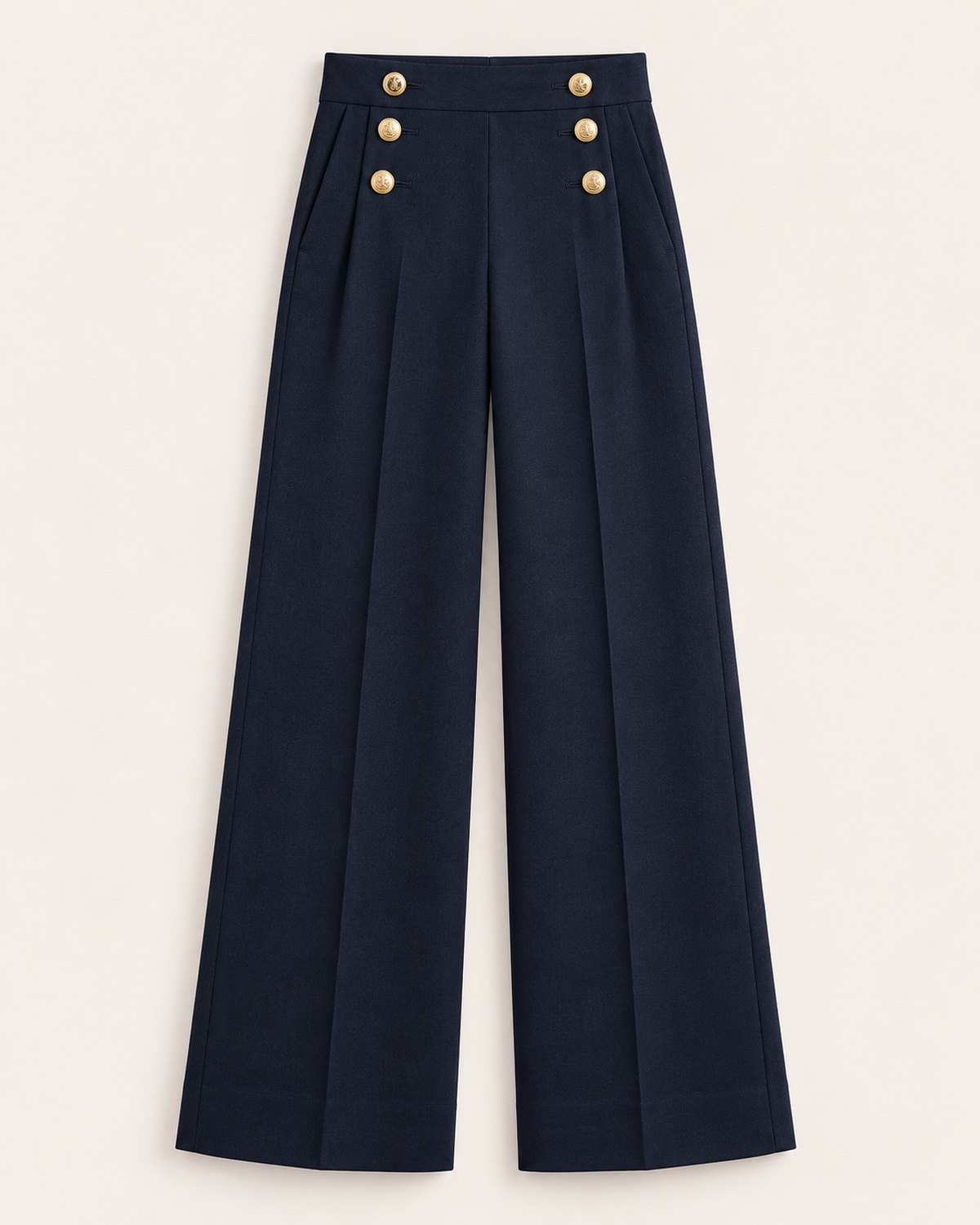 Women's Navy Varenna Sailor Trousers
